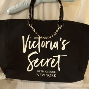 Victoria's Secret Fifth Avenue bag black canvas